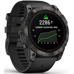 Смарт-годинник GARMIN Epix Pro (Gen 2) Sapphire Edition 51mm Carbon Grey DLC Titanium with Black Band (010-02804-00/01)