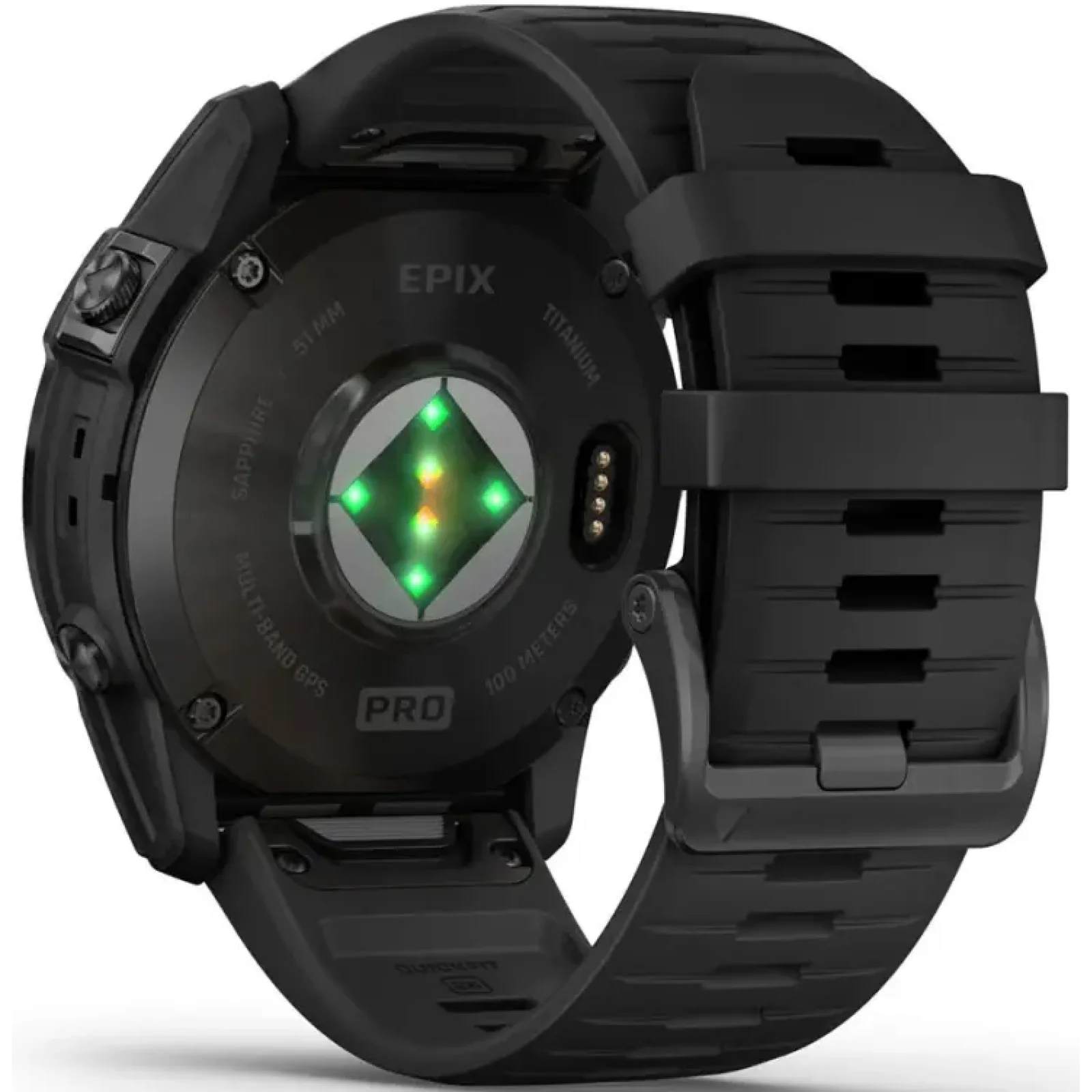 Смарт-часы GARMIN Epix Pro (Gen 2) Sapphire Edition 51mm Carbon Grey DLC Titanium with Black Band (010-02804-00/01)