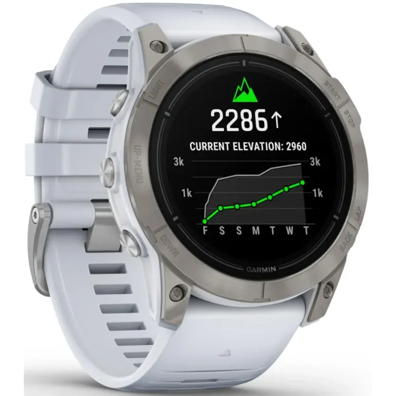 Смарт-годинник GARMIN Epix Pro (Gen 2) Sapphire Edition 51mm Titanium with Whitestone Band (010-02804-10/11)