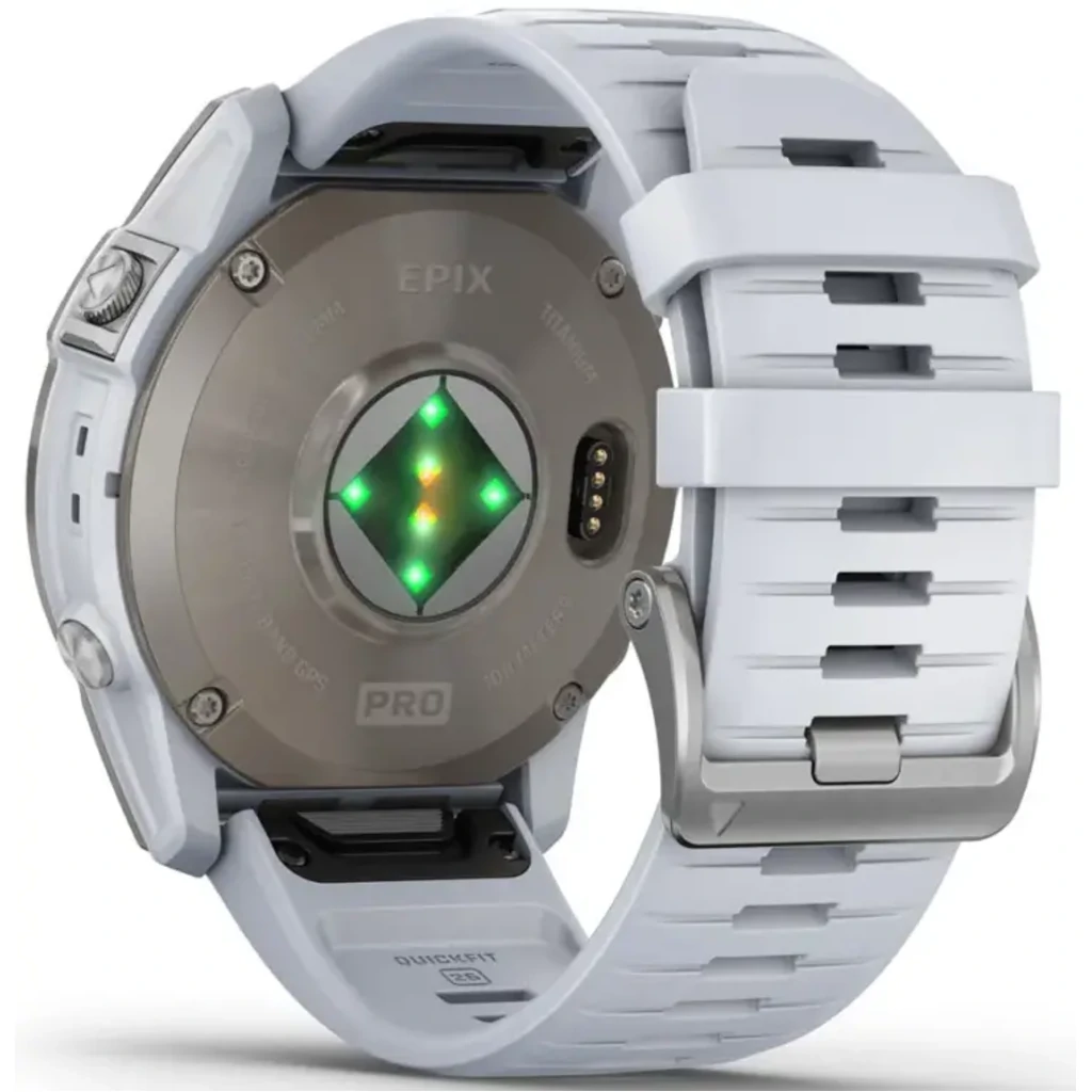 Смарт-годинник GARMIN Epix Pro (Gen 2) Sapphire Edition 51mm Titanium with Whitestone Band (010-02804-10/11)