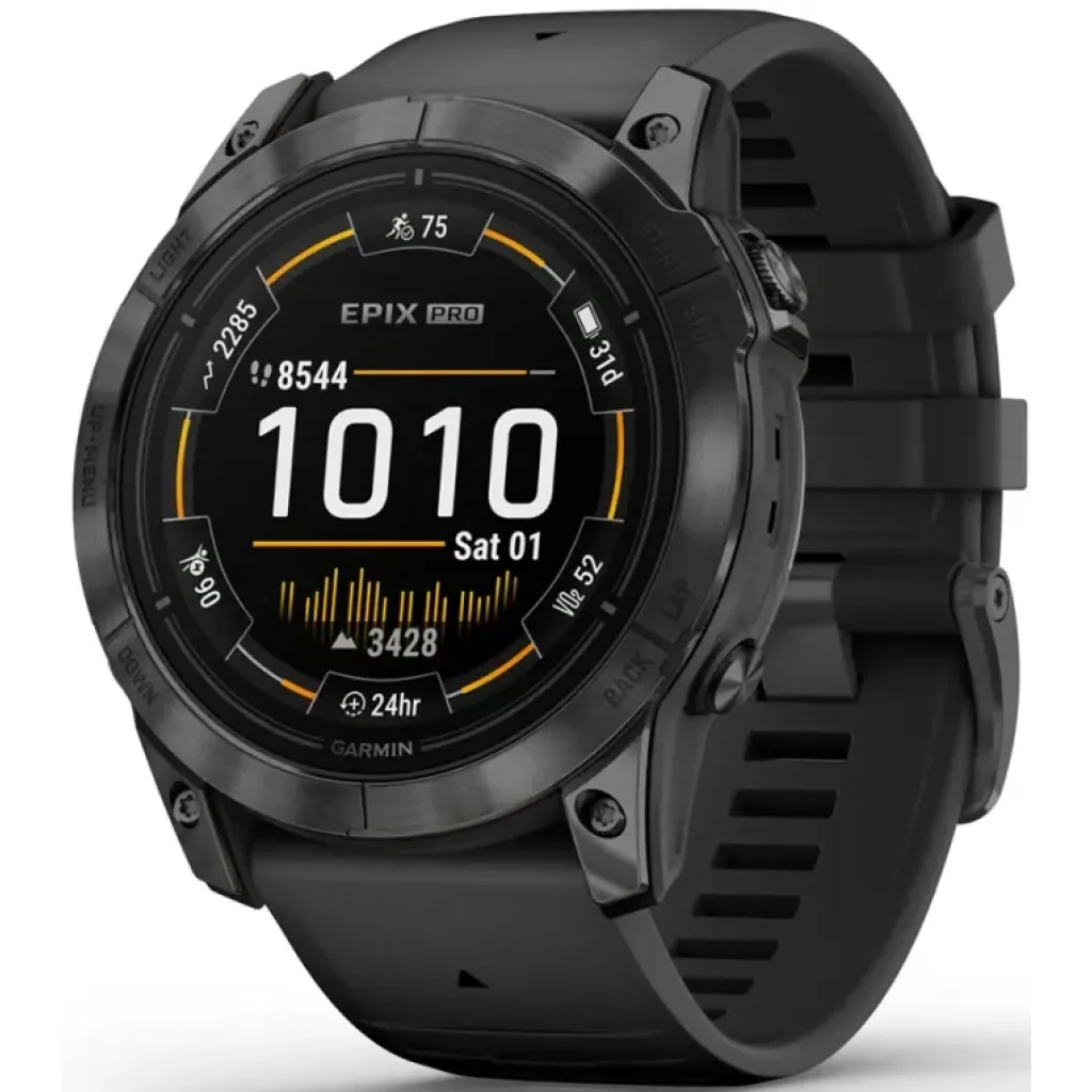 Смарт-часы GARMIN Epix Pro (Gen 2) 51mm Slate Grey with Black Band (010-02804-20/21)