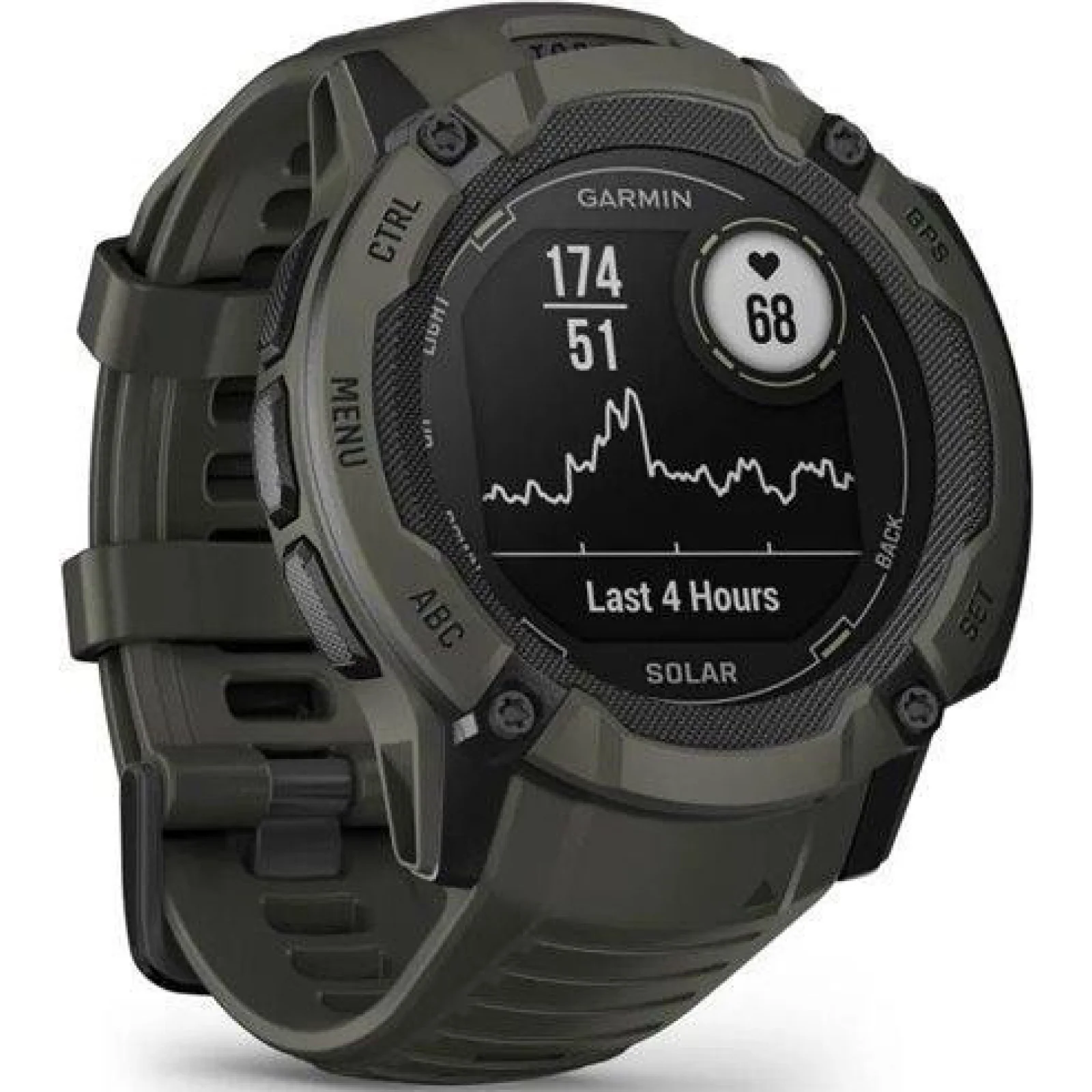 Смарт-годинник GARMIN Instinct 2X Solar Moss (010-02805-15/05/54)