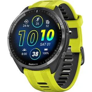 Смарт-годинник Garmin Forerunner 965 Carbon Gray Titanium Bezel with Black Case and Amp Yell/Black S. Band (010-02809-02/12/82)