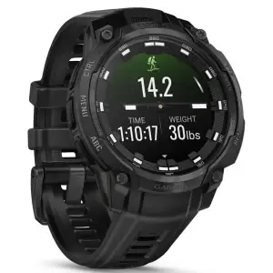Смарт-часы Garmin Instinct Crossover AMOLED Tactical Black with Black Silicone (010-03398-42) UA