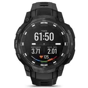 Смарт-часы Garmin Instinct Crossover AMOLED Tactical Black with Black Silicone (010-03398-42) UA