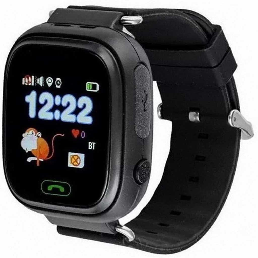 Дитячий телефон-годинник з GPS трекером GOGPS K04 Black (K04BK) UA