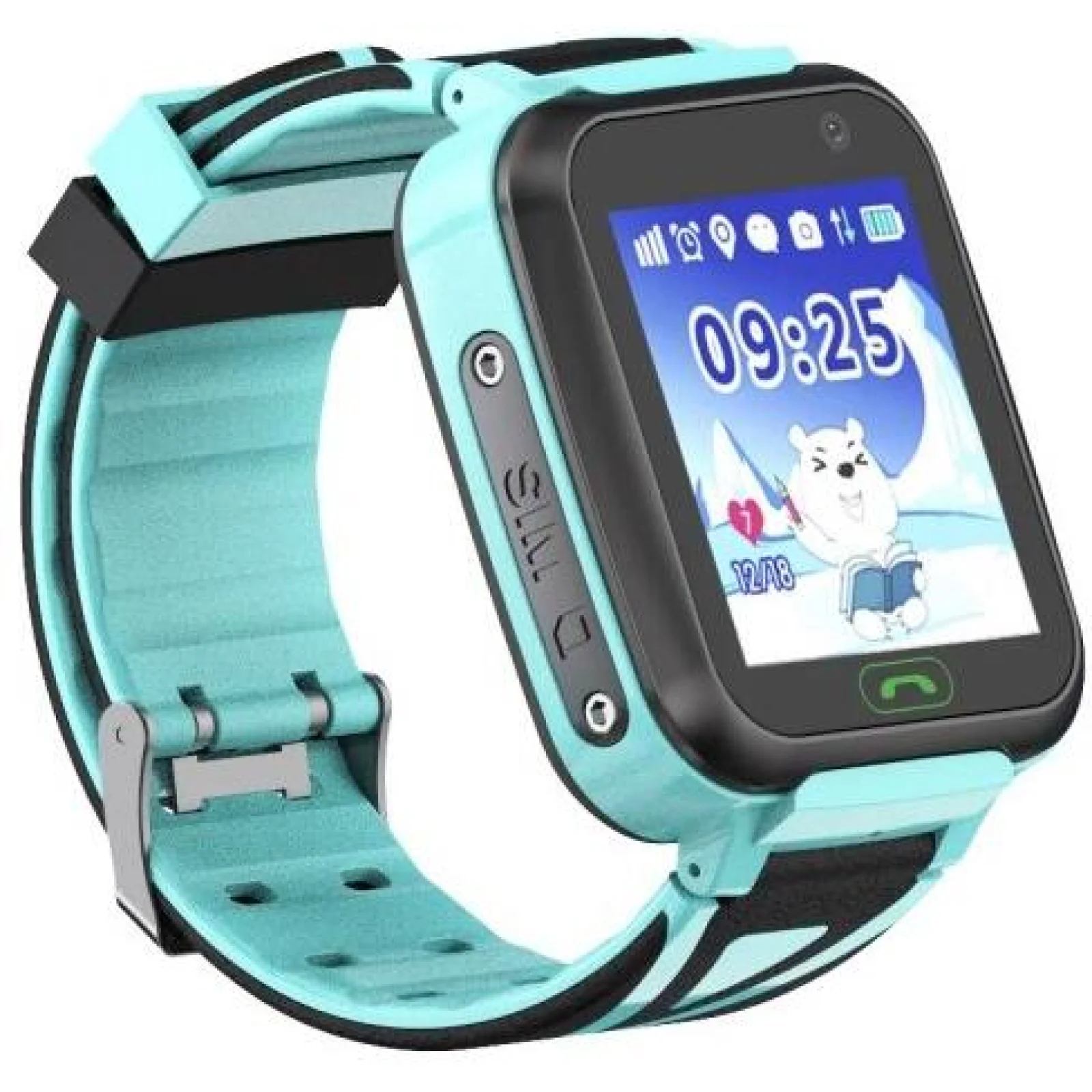 Детские телефон-часы с GPS трекером GOGPS K07 Blue (K07BL) UA