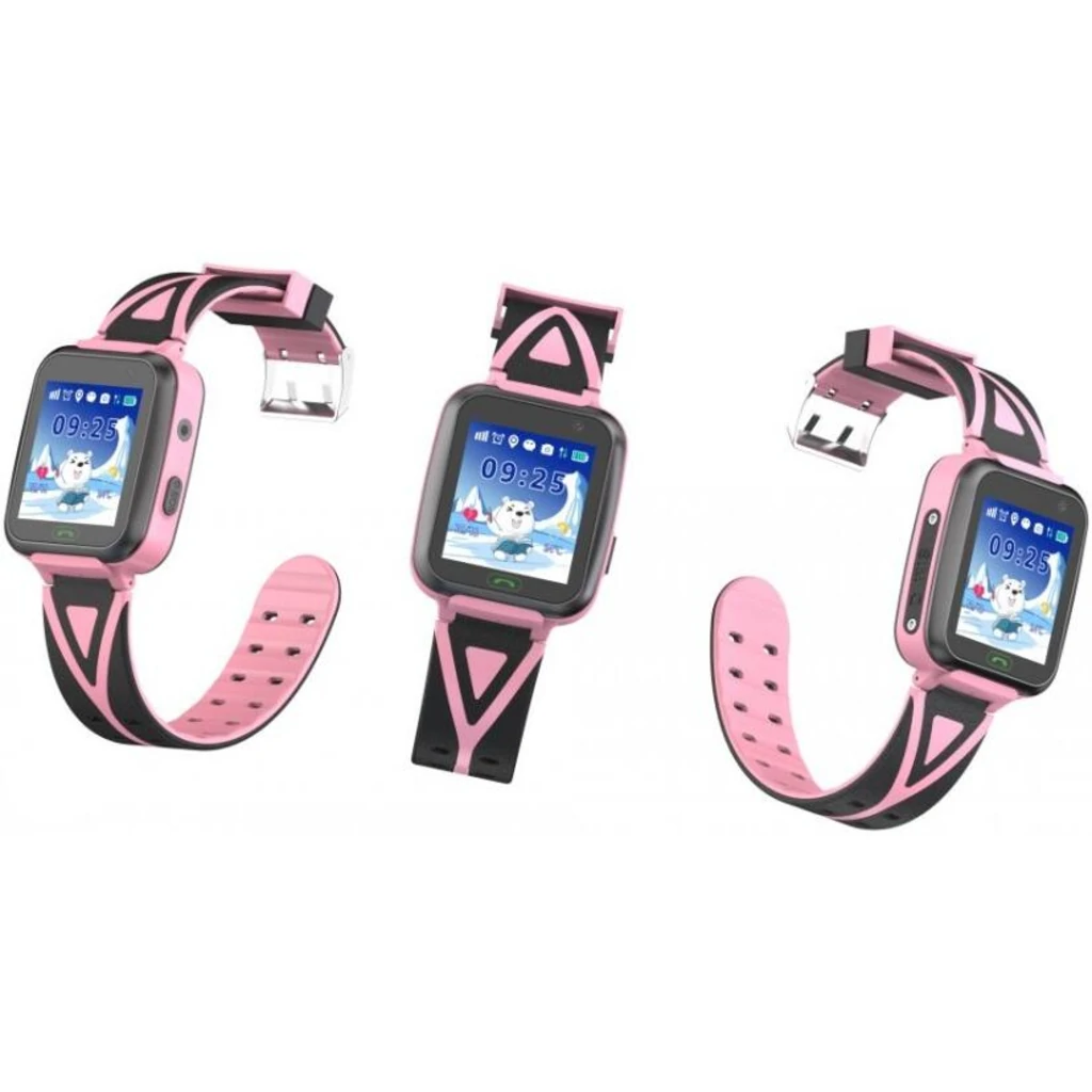 Детские телефон-часы с GPS трекером GOGPS K07 Pink (K07PK) UA