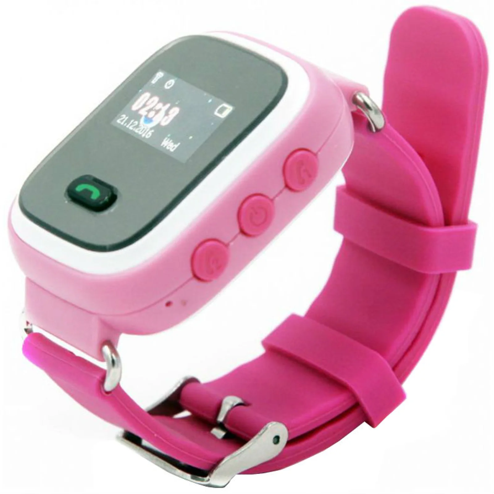 Детские телефон-часы с GPS трекером GOGPS ME K11 Розовые UA