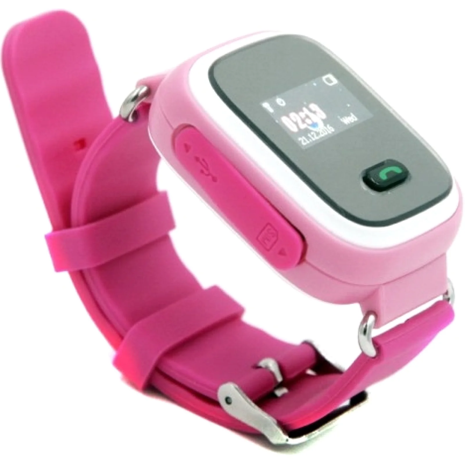 Детские телефон-часы с GPS трекером GOGPS ME K11 Розовые UA