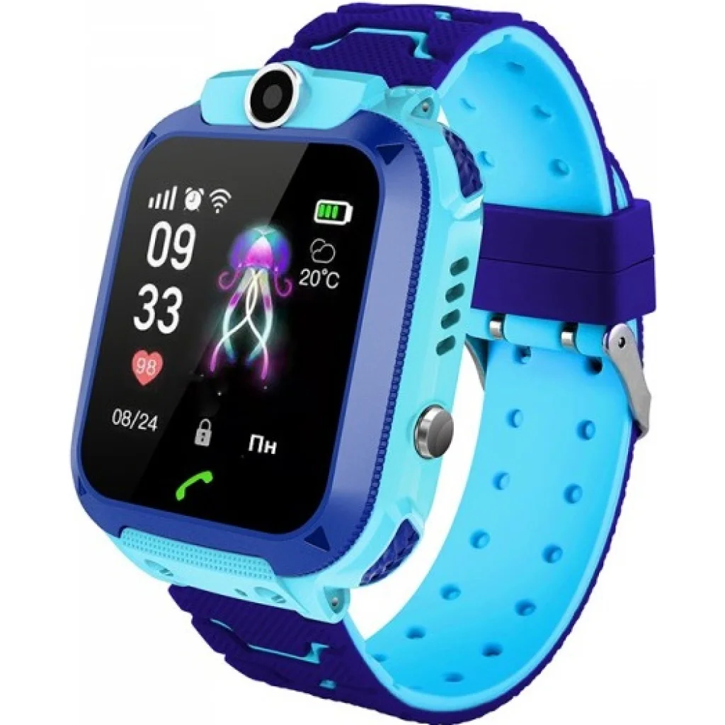 Детские телефон-часы с GPS трекером GOGPS ME K16S Blue (K16SBL) UA