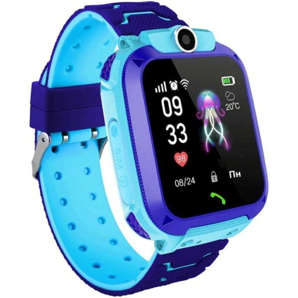 Детские телефон-часы с GPS трекером GOGPS ME K16S Blue (K16SBL) UA