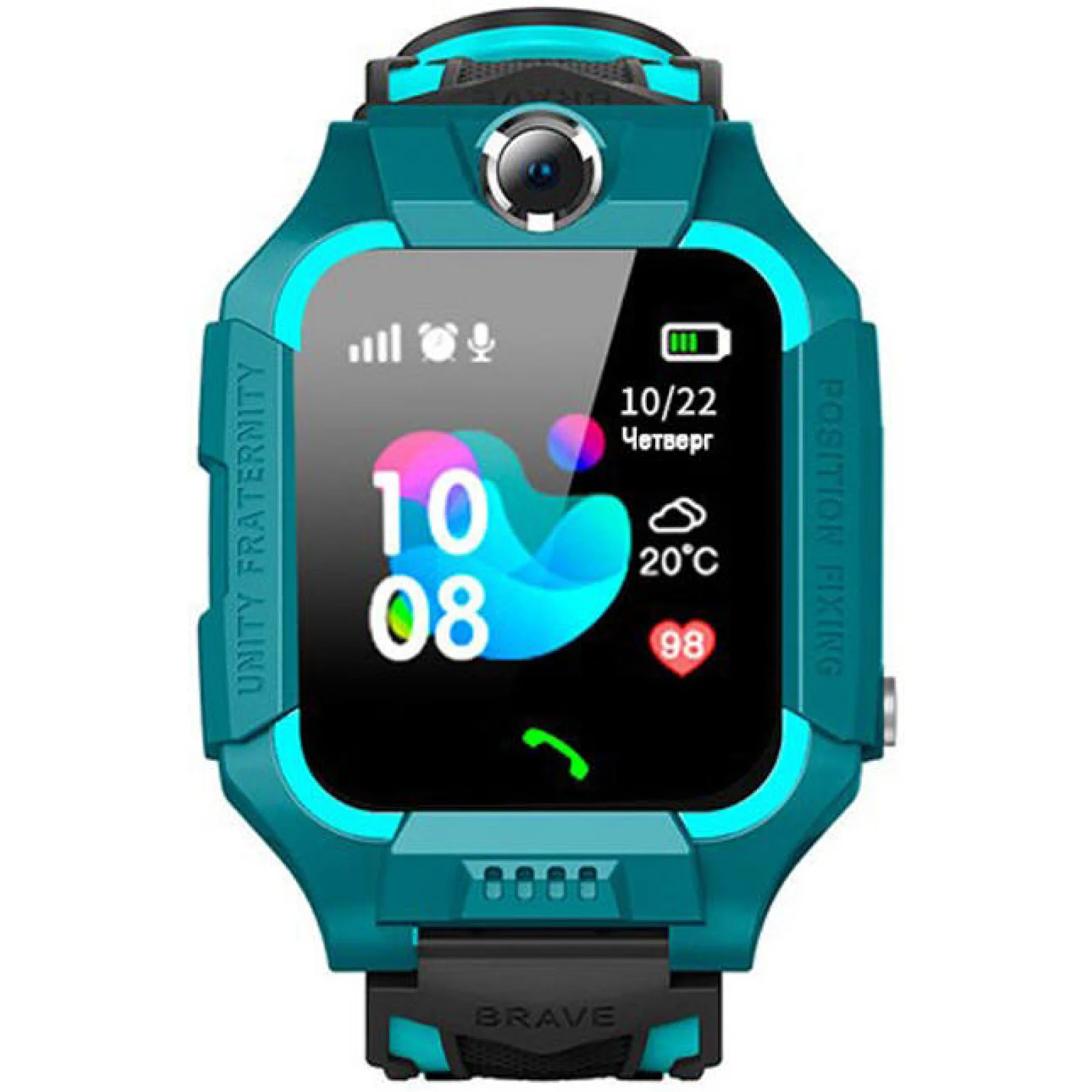 Детские телефон-часы с GPS трекером GOGPS ME K24 Green (K24GN) UA
