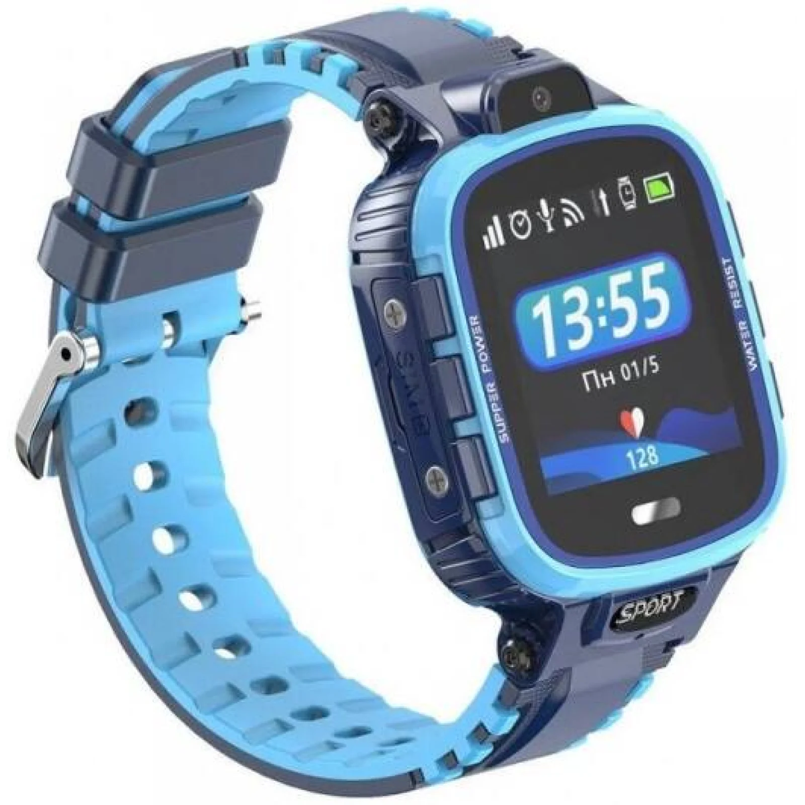 Детские телефон-часы с GPS трекером GOGPS ME K27 Blue (K27BL) UA