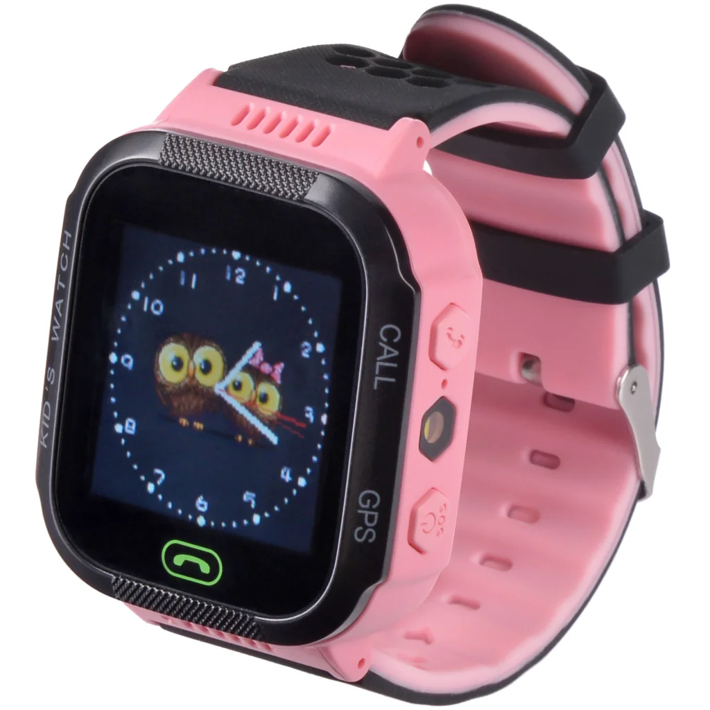 Дитячий телефон-годинник з GPS трекером GOGPS ME K12 Рожевий UA