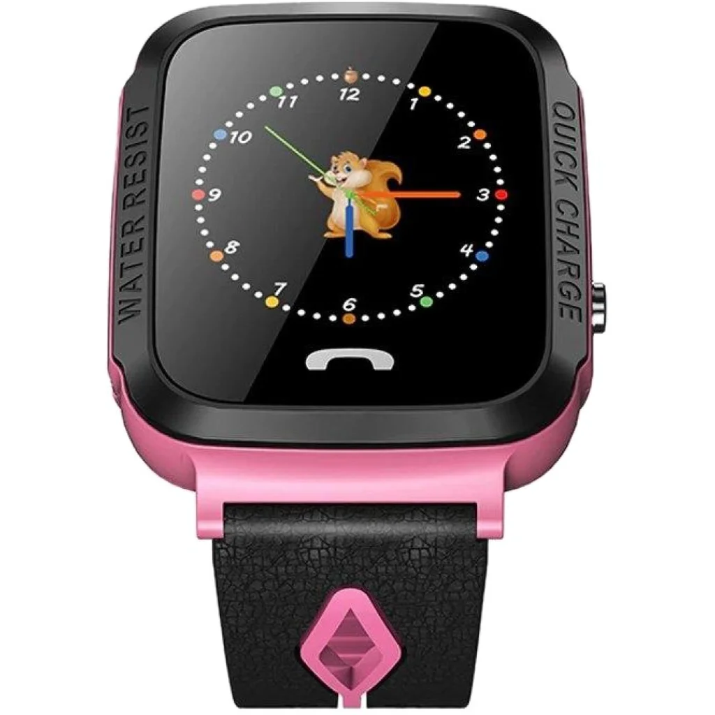 Дитячий телефон-годинник з GPS трекером GOGPS ME K13 Рожевий UA