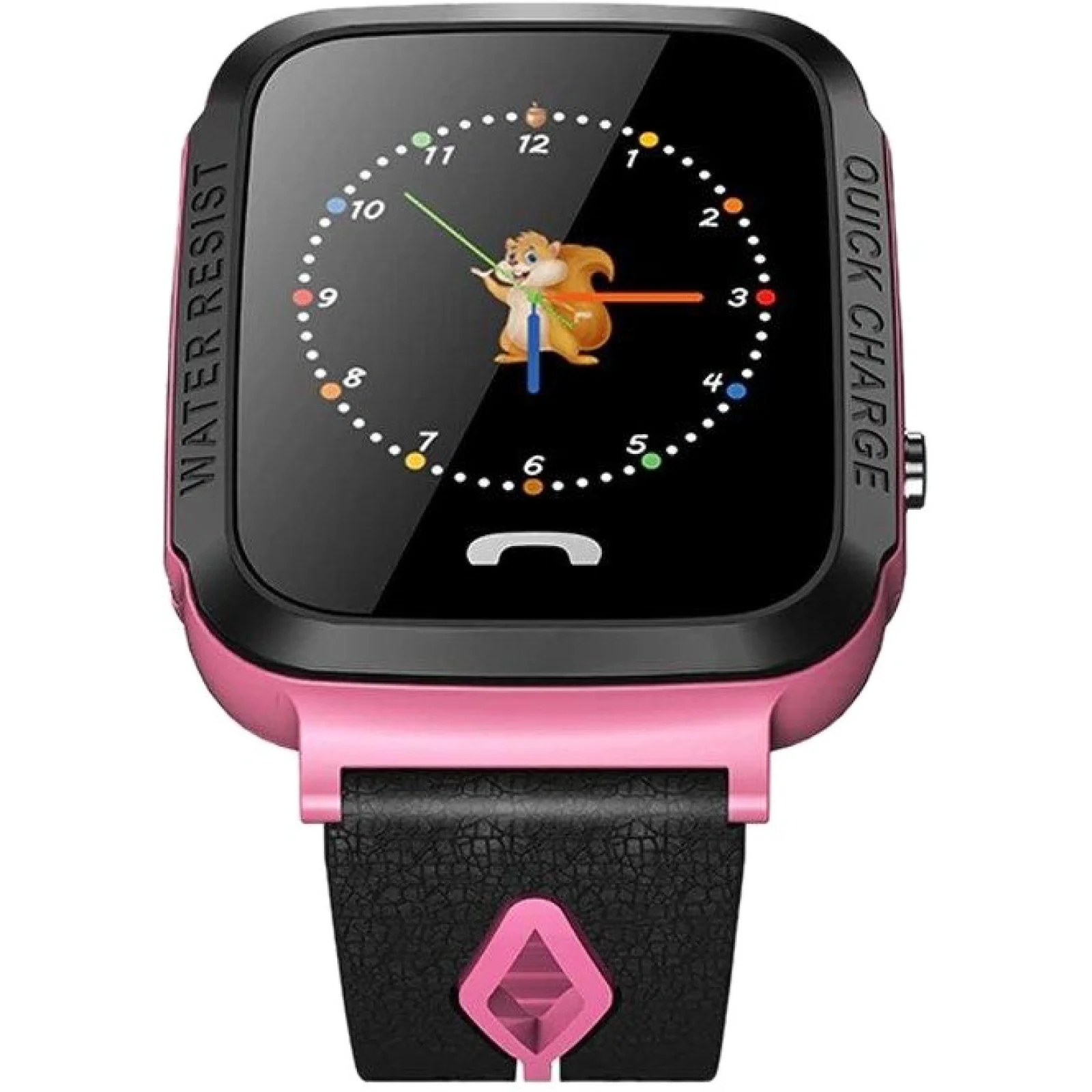 Детские телефон-часы с GPS трекером GOGPS ME K13 Розовые UA