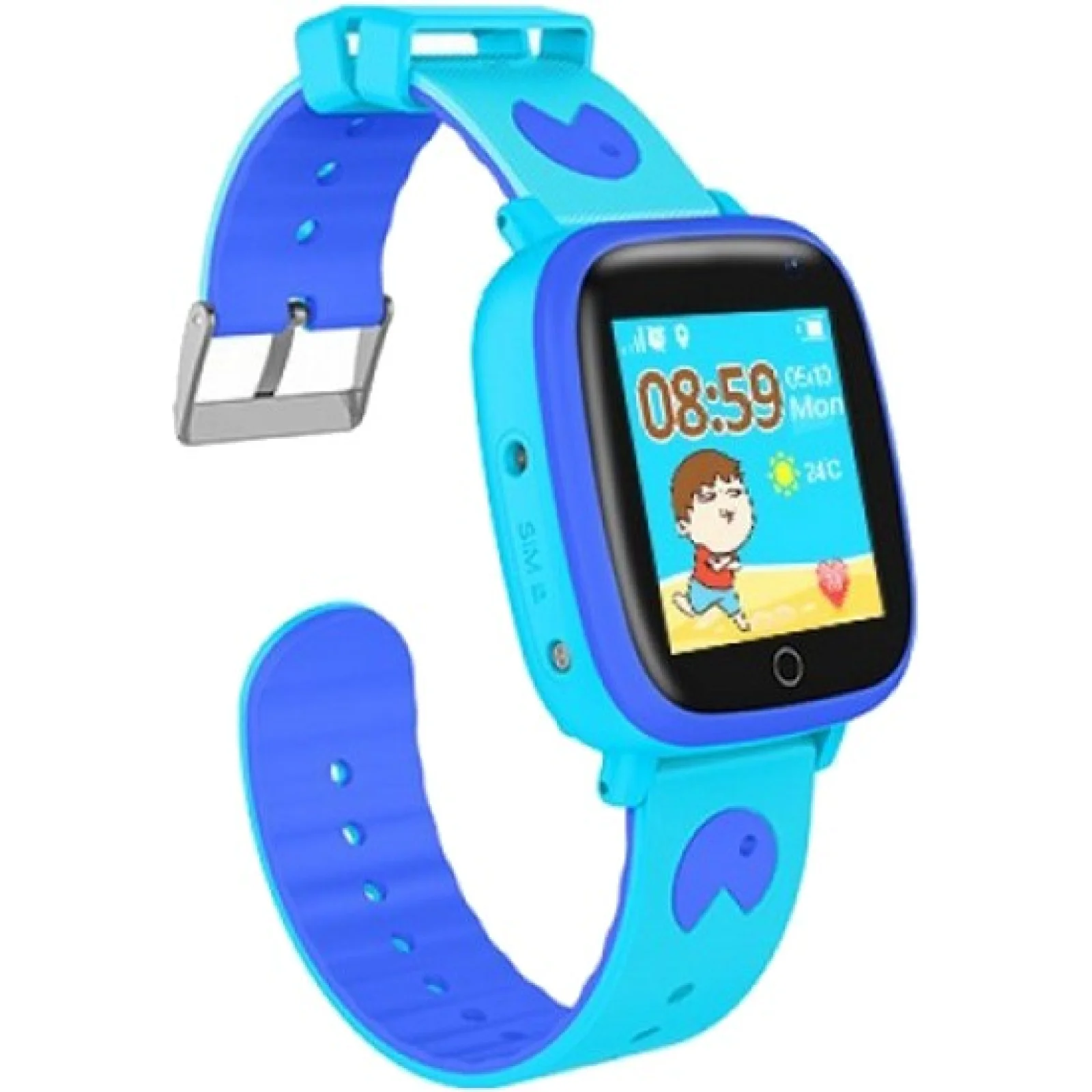 Детские телефон-часы с GPS трекером GOGPS ME K14 Синие UA