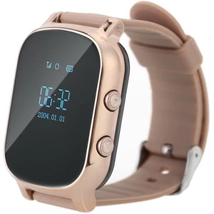 Детские телефон-часы с GPS трекером GOGPS ME K20 Золотые UA