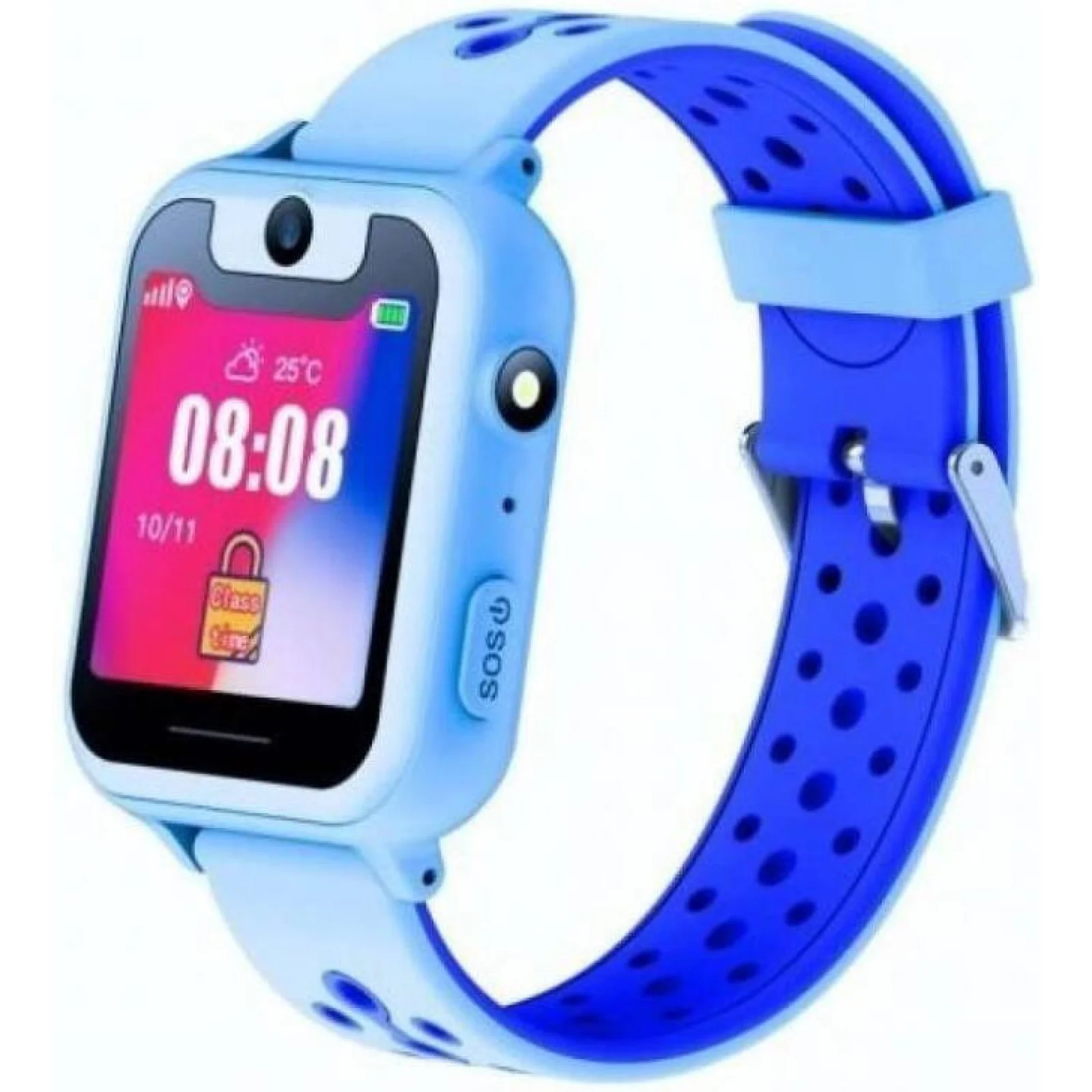 Детские телефон-часы с GPS трекером GOGPS ME K21 Синие UA