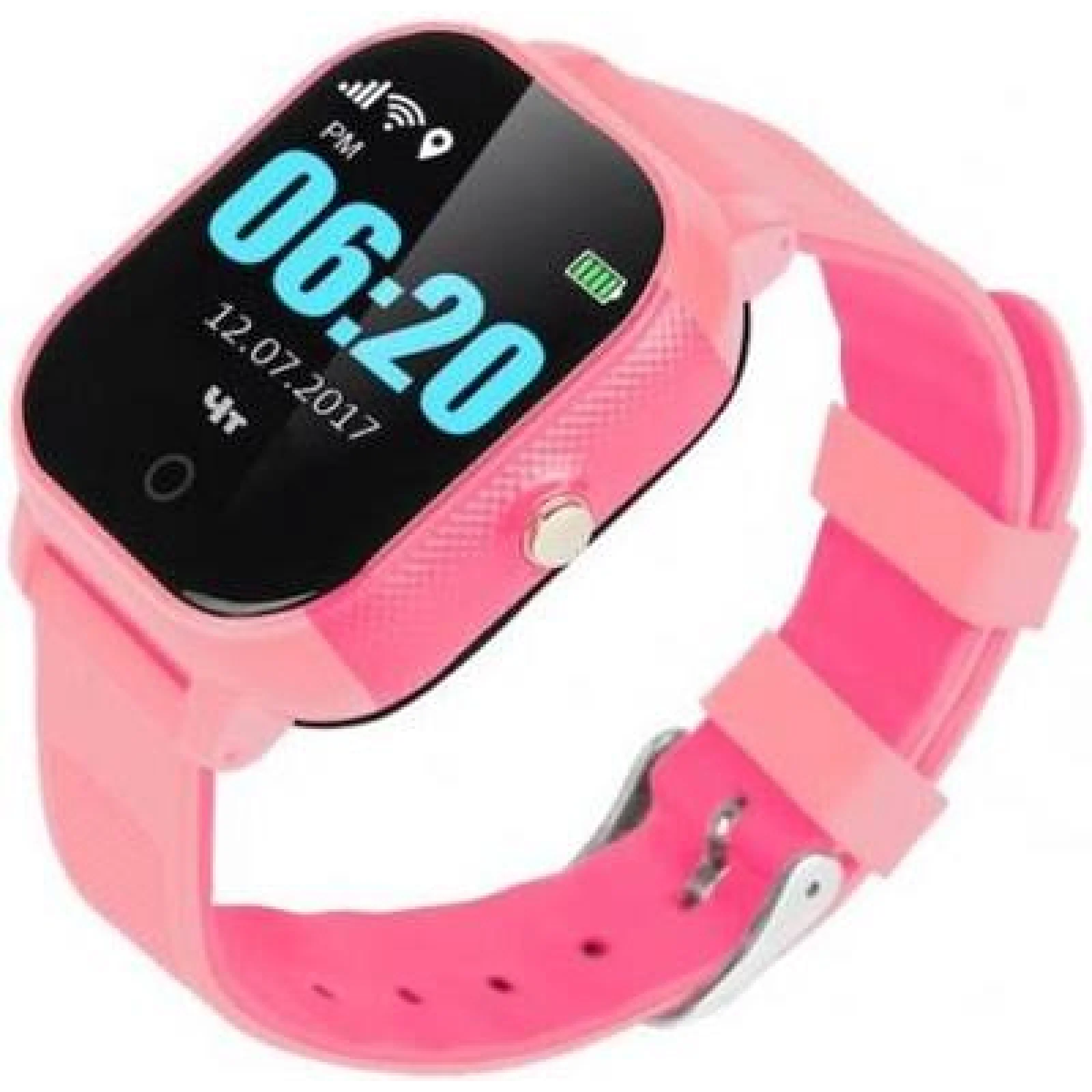 Детские телефон-часы с GPS трекером GOGPS ME K23 Розовые UA