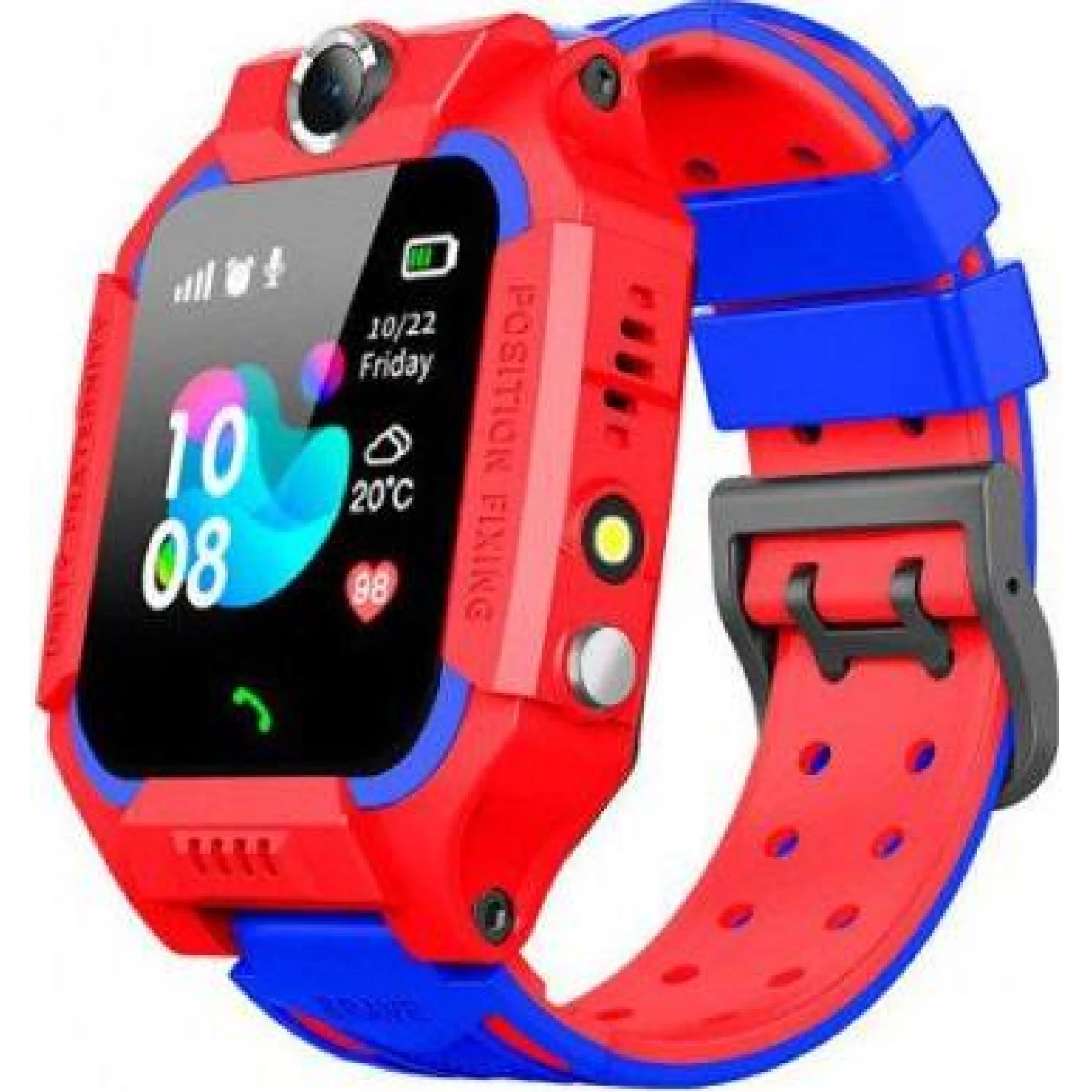 Детские телефон-часы с GPS трекером GOGPS ME K24 Красные UA