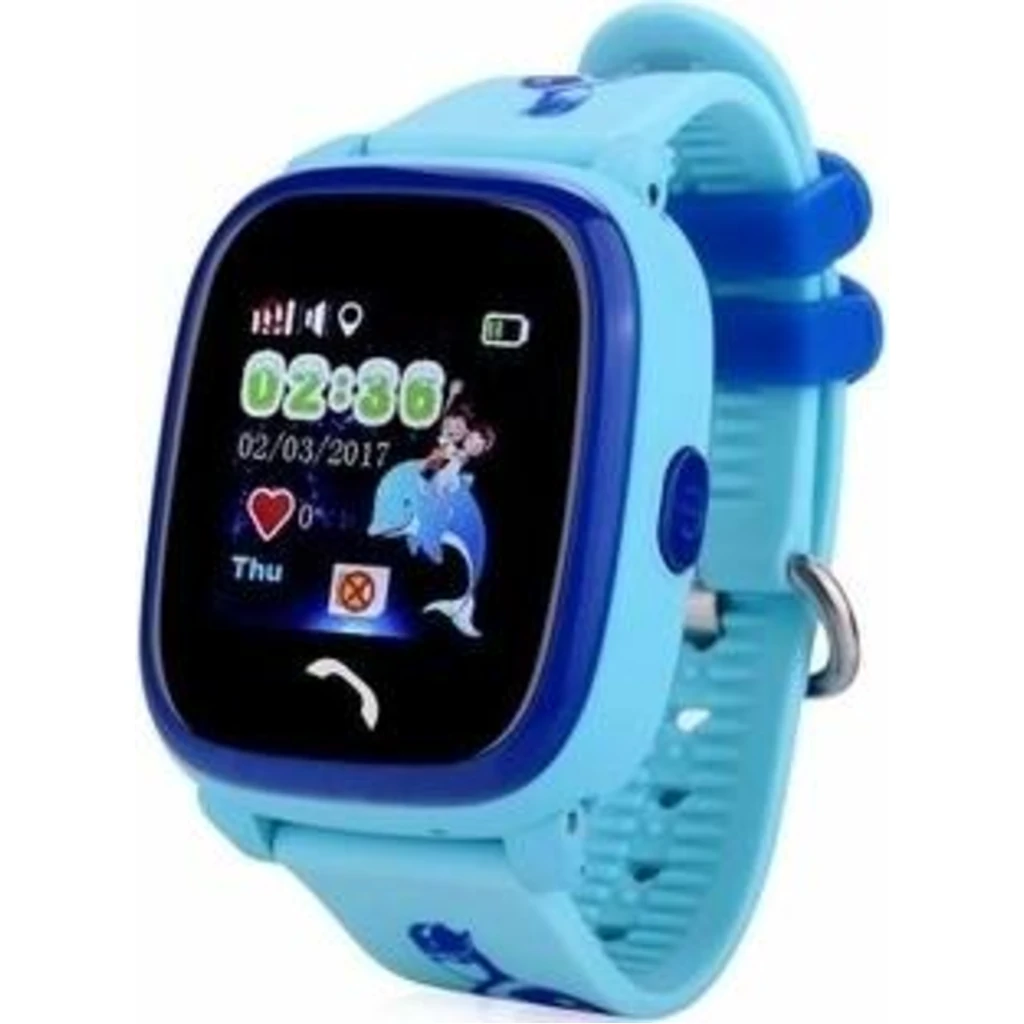 Дитячий телефон-годинник з GPS трекером GOGPS ME K25 Синій UA