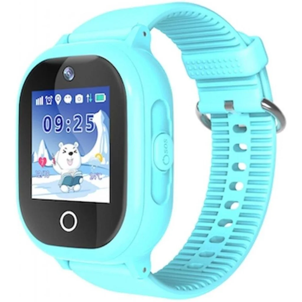Дитячий телефон-годинник з GPS трекером GOGPS ME K26 Синій UA