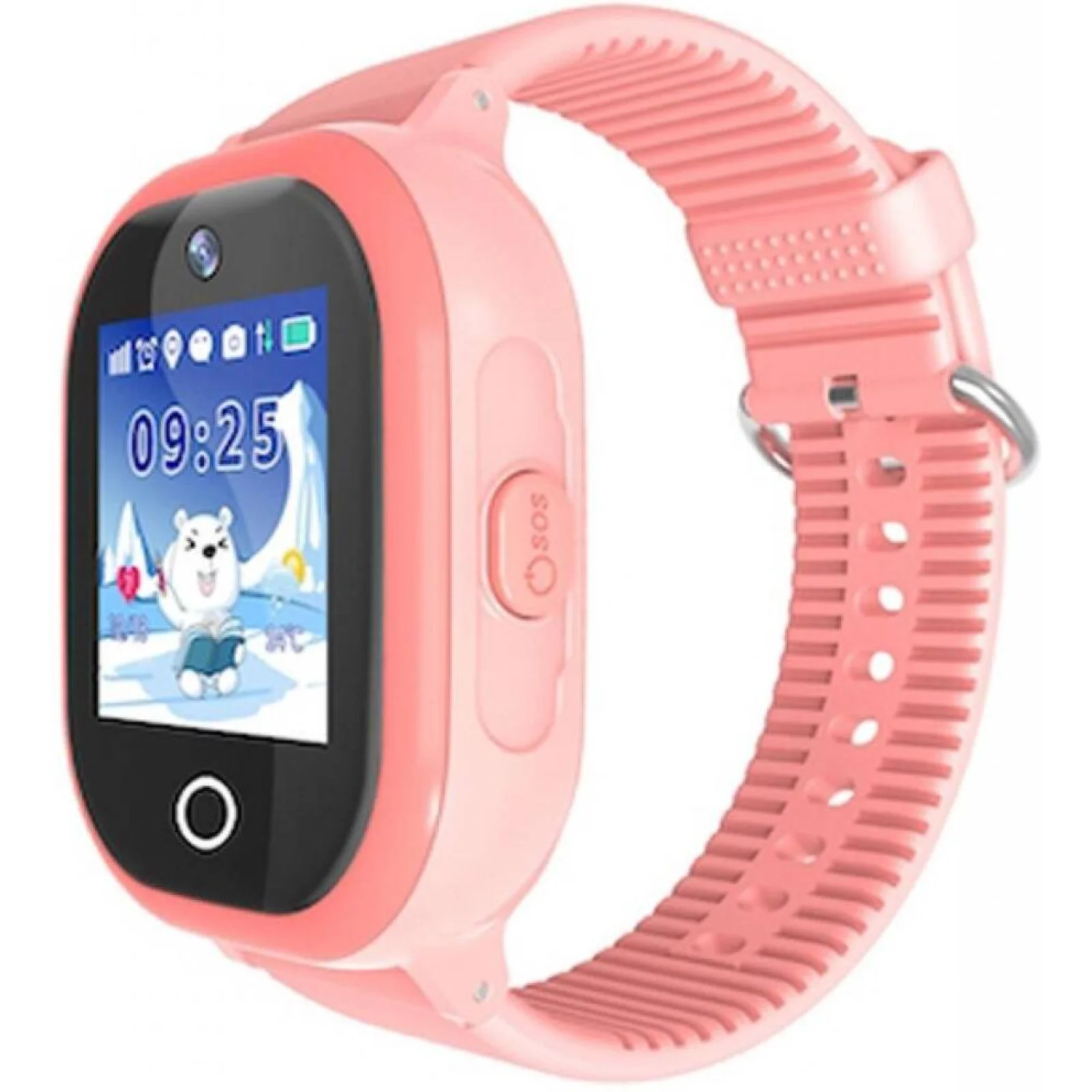 Детские телефон-часы с GPS трекером GOGPS ME K26 Розовые UA