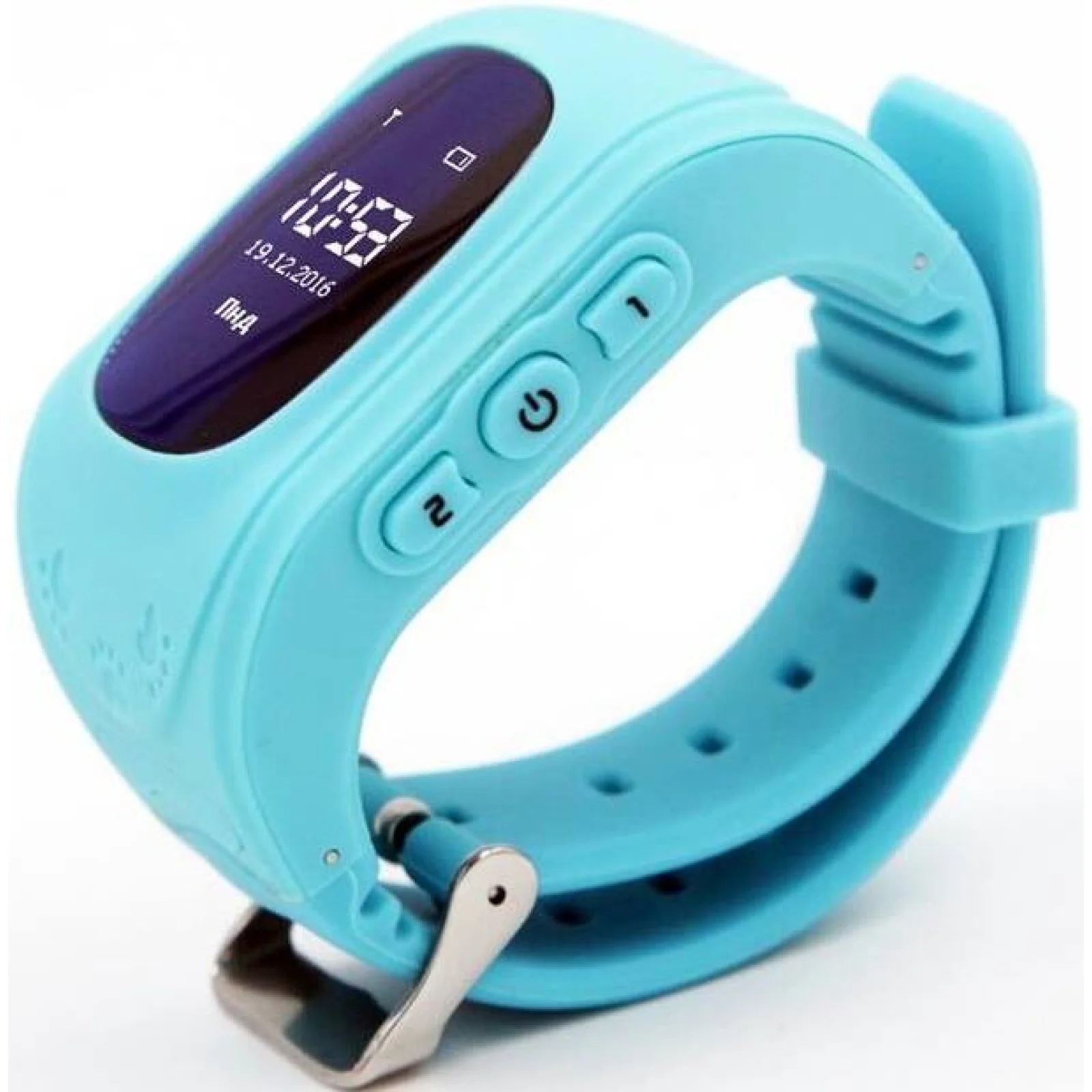 Детские телефон-часы с GPS трекером GOGPS ME K50 Бирюзовые UA