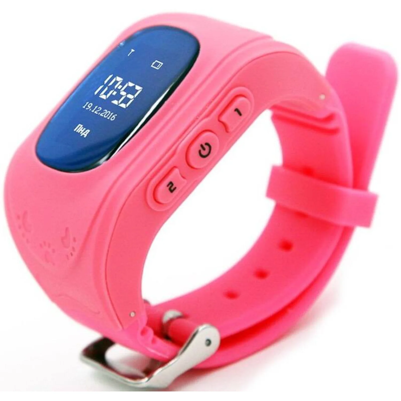 Детские телефон-часы с GPS трекером GOGPS ME K50 Розовый UA