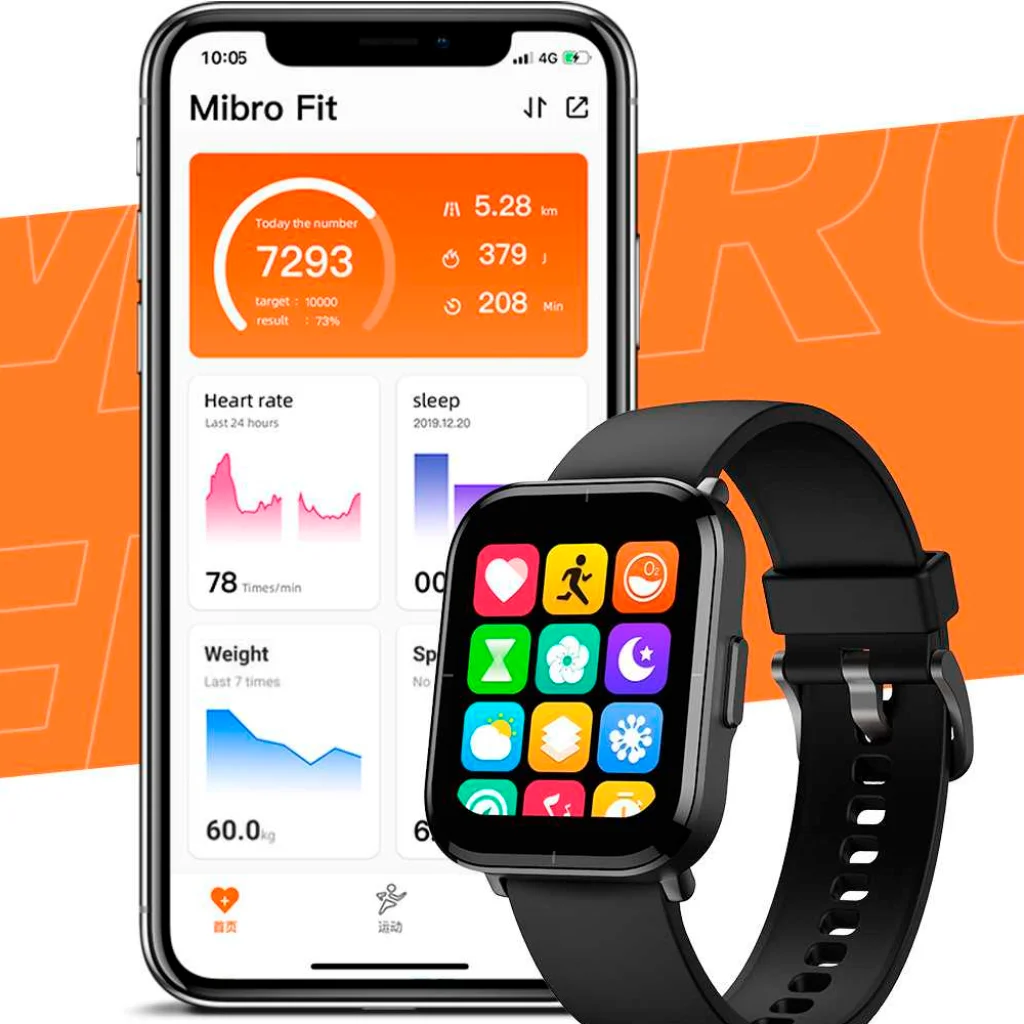 Часы Xiaomi Mibro Color Smart Watch Black (XPAW002)