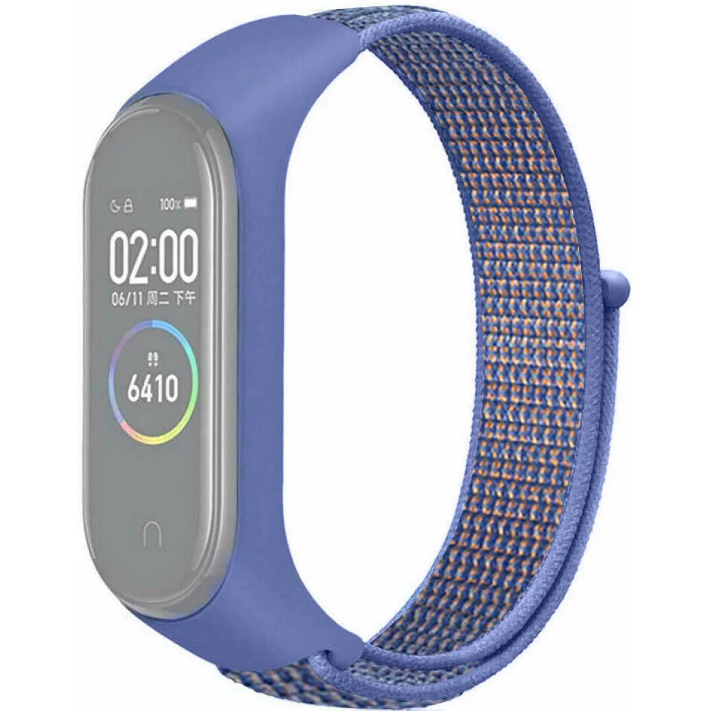 Ремінець Nylon Strap Blue для Mi Band 3, Mi Band 4, Mi Band 5