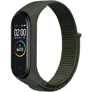 Ремешок Nylon Strap Army Green для Mi Band 3, Mi Band 4, Mi Band 5