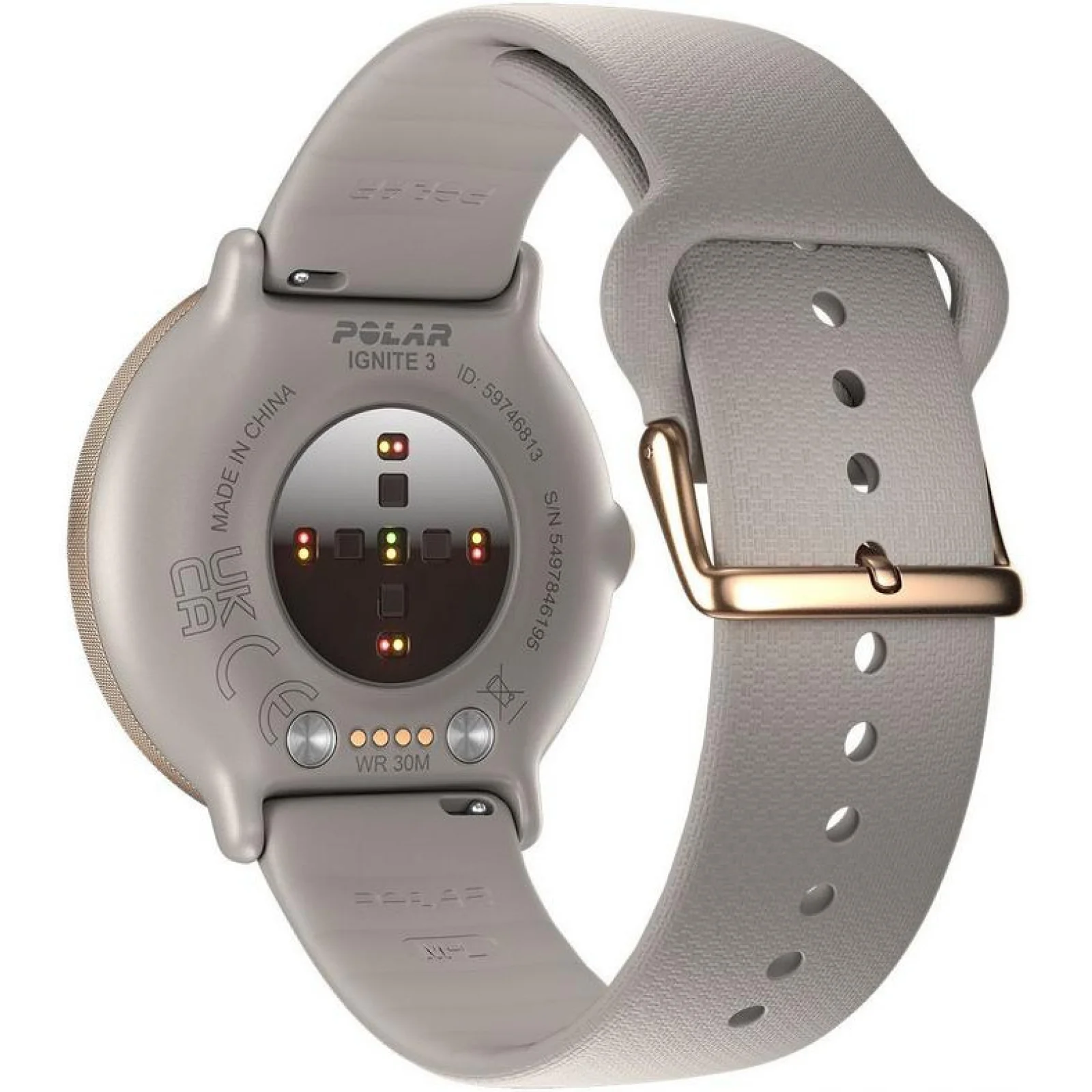 Спортивний годинник Polar Ignite 3 Greige Sand (900106237)