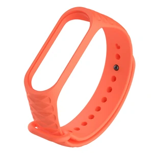 Цвет: Оранжевый - Браслет Ribbed Mi Band 3, Mi Band 4 Orange