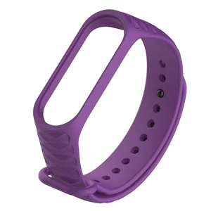 Цвет: Фиолетовый - Браслет Ribbed Mi Band 3, Mi Band 4 Violet