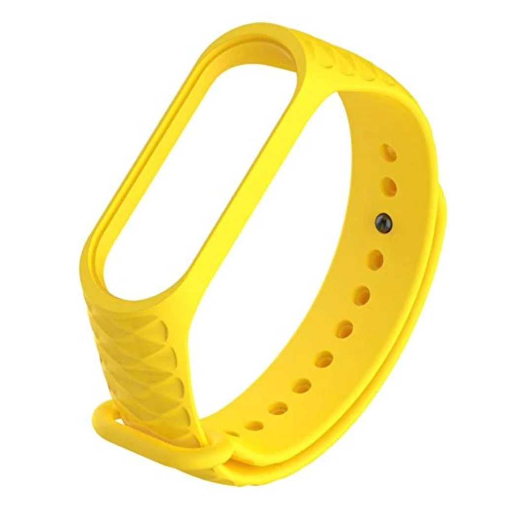 Браслет Ribbed Mi Band 3, Mi Band 4 Yellow