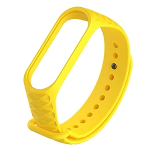 Цвет: Желтый - Браслет Ribbed Mi Band 3, Mi Band 4 Yellow