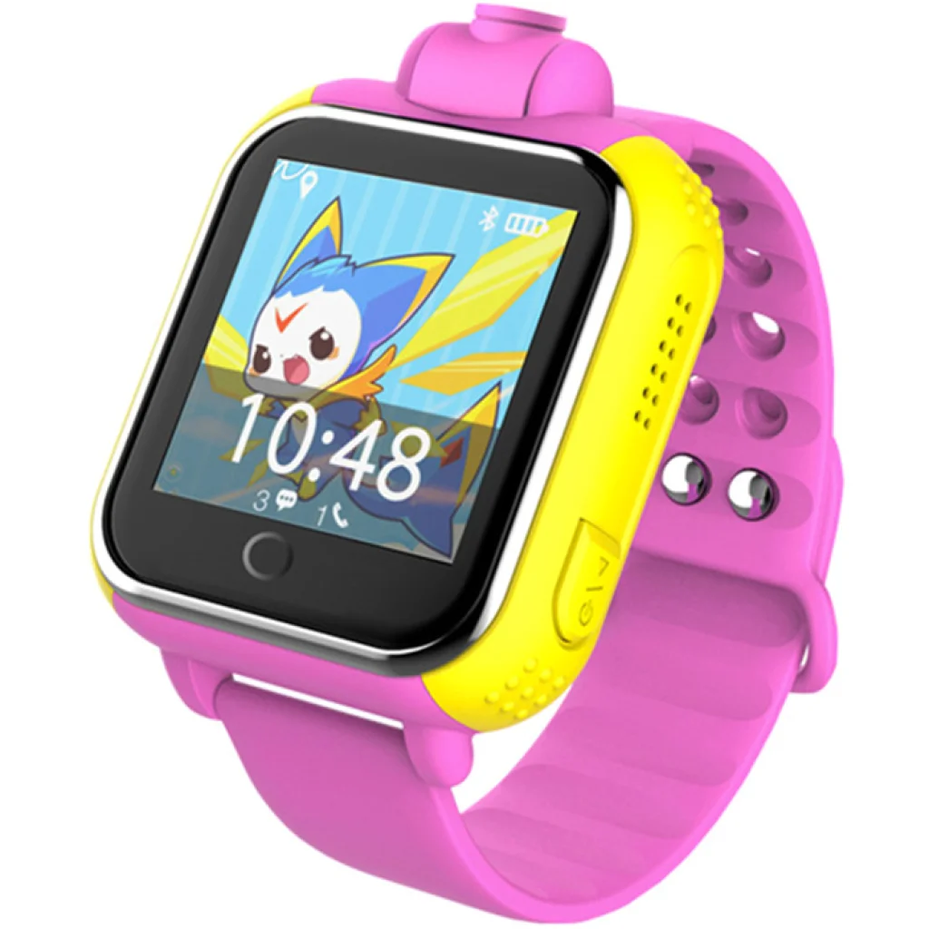 Годинники дитячі з GPS трекером SmartWatch TD-07 (Q20) GPS-Tracking 3G Pink