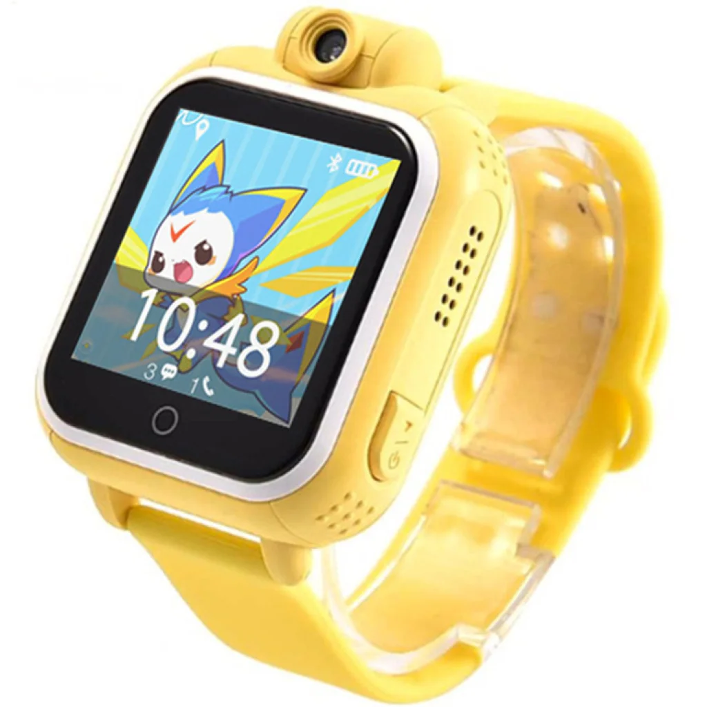Часы детские с GPS трекером SmartWatch TD-07 (Q20) GPS-Tracking 3G Yellow
