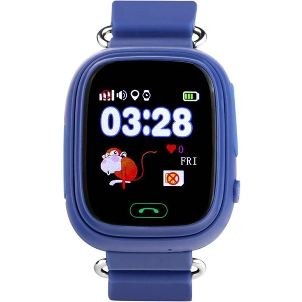Годинники дитячі з GPS трекером Smart Baby Q100 Dark Blue