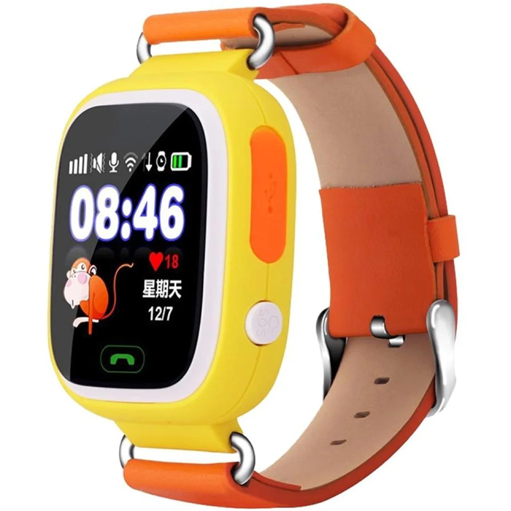 Часы детские с GPS трекером Smart Baby Q100 Orange