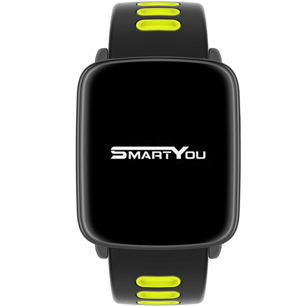 Смарт-часы SmartYou Х1 Sport Black/Green (SWX1SBLG)