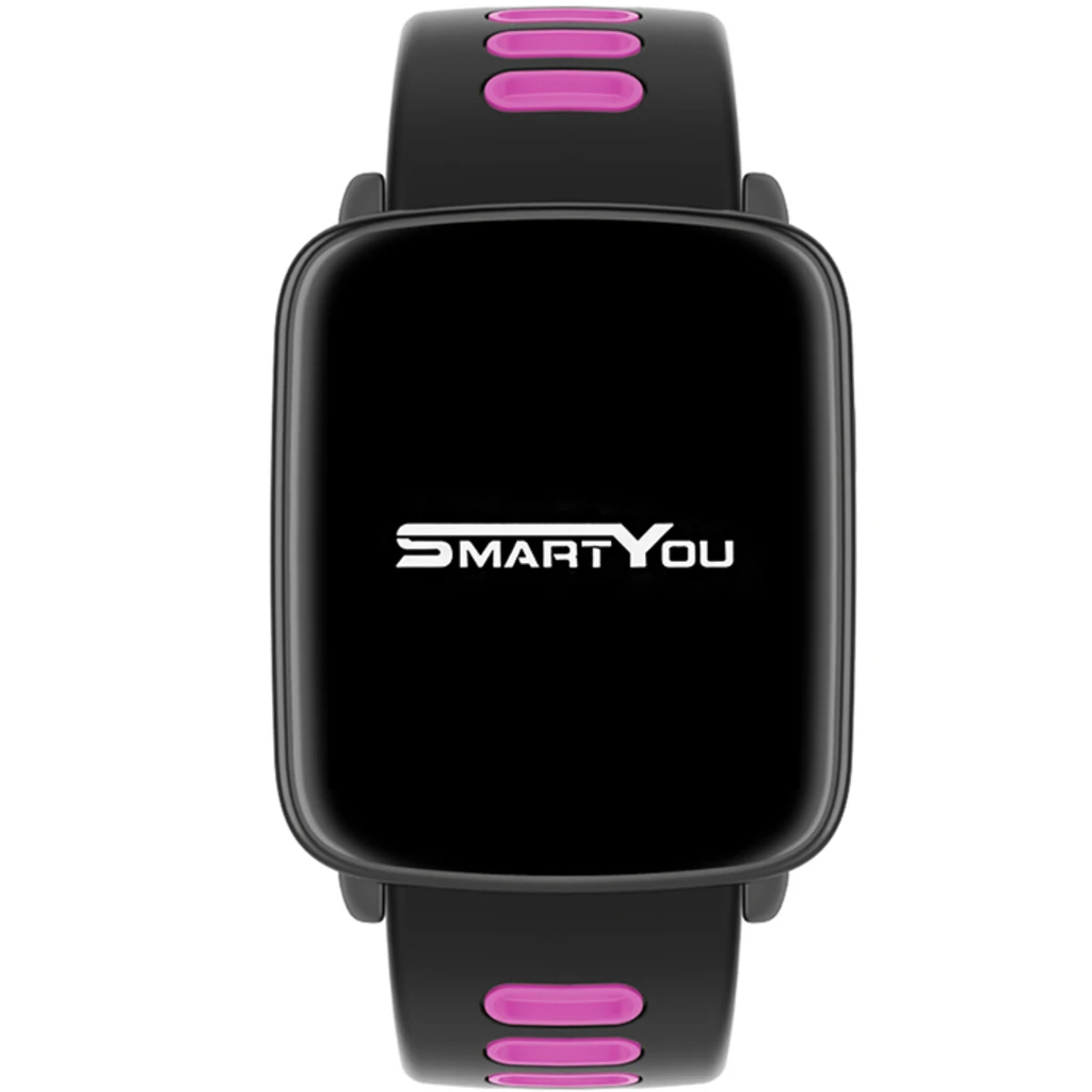 Смарт-часы SmartYou Х1 Sport Black/Pink (SWX1SBLP)