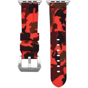 Силіконовий ремінець Solar Red Camo Strap для Apple Watch 42mm/44mm