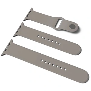 Колір: Сірий - Силіконовий ремінець Apple Watch Sport Band 42mm/44mm S/M&M/L 3pcs Dark Gray (HQCo)