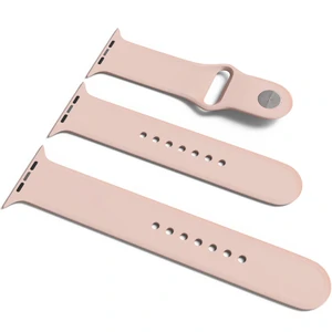 Колір: Рожевий - Силіконовий ремінець Apple Watch Sport Band 42mm/44mm S/M&M/L 3pcs Pink Sand (HQCo)