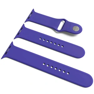 Колір: Фіолетовий - Силіконовий ремінець Apple Watch Sport Band 38mm/40mm S/M&M/L 3pcs Ultra Violet (HQCo)