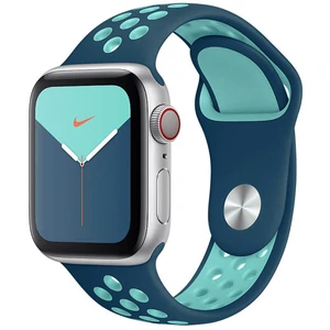 Колір: Синій - Силіконовий ремінець Sport Nike+ для Apple Watch 42mm/44mm Cosmos Blue/Marine Green (HQCo)